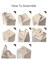Kraft Cupcake Boxes 60 Packs Individual Cupcake Holders Disposable Brown Single Cupcake Boxes with Window 3.6 * 3.6 * 4.3inch Cupcake Containers